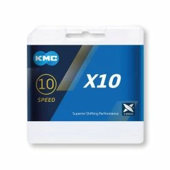KMC X10 Fahrrad-Kette Silber/schwarz