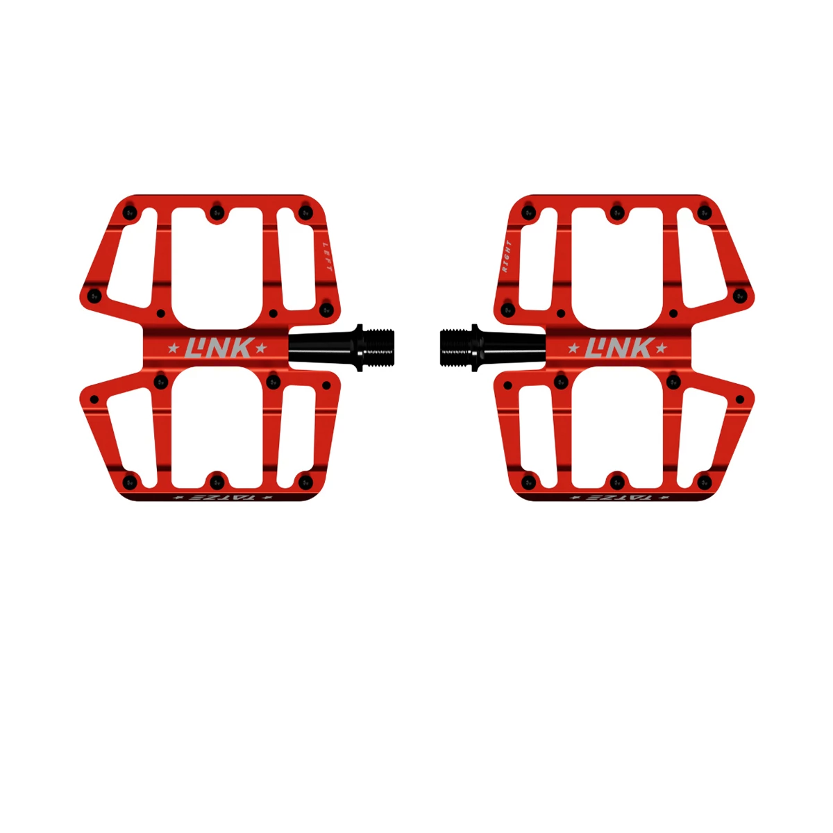 Tatze LINK Titan Rot MTB-Plattform-Pedal 6 Tatze LINK Titan Rot MTB-Plattform-Pedal – Bild 4