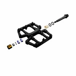 Tatze LINK Titan Schwarz MTB-Plattform-Pedal -Reifen Verkäufe tatze link titan schwarz mtb plattform pedal3